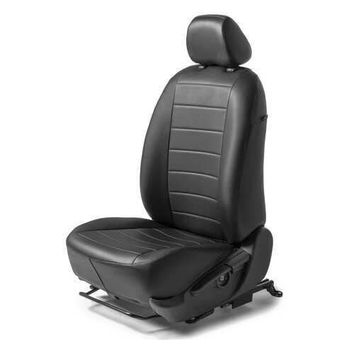 Авточехлы Rival Строчка сидений Toyota Camry XV40 седан , эко-кожа, черные, SC.5705.1 в Татнефть