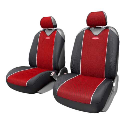 Комплект чехлов-маек Autoprofi Carbon Plus CRB-402Pf BK/RD в Татнефть