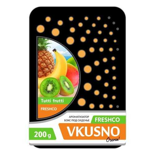 Ароматизатор под сиденье гелевый (тутти-фрутти) 200г Vkusno FRESHCO в Татнефть