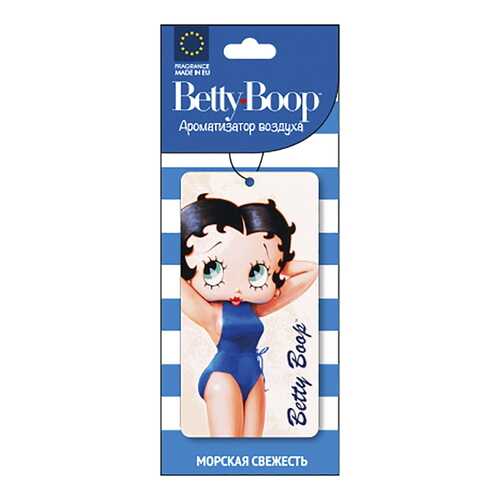Ароматизатор пропитанный подвесной пластинка Betty Boop морская свежесть AURAMI BP-203 в Татнефть