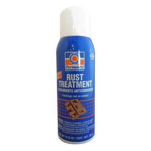 Преобразователь ржавчины в грунт PERMATEX Rust Treatment Aerosol (291гр) в Татнефть