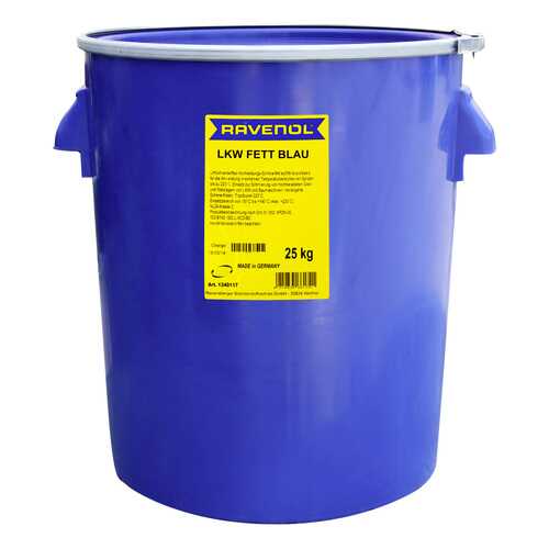 Универсальная смазка RAVENOL LKW Fett Blau (25л) (4014835661721) в Татнефть