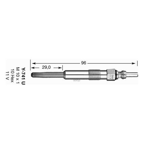 Свеча накаливания VAG N10579201 в Татнефть