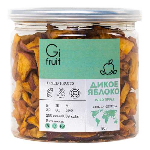Сушеное дикое яблоко GIFRUIT 90 г в Татнефть