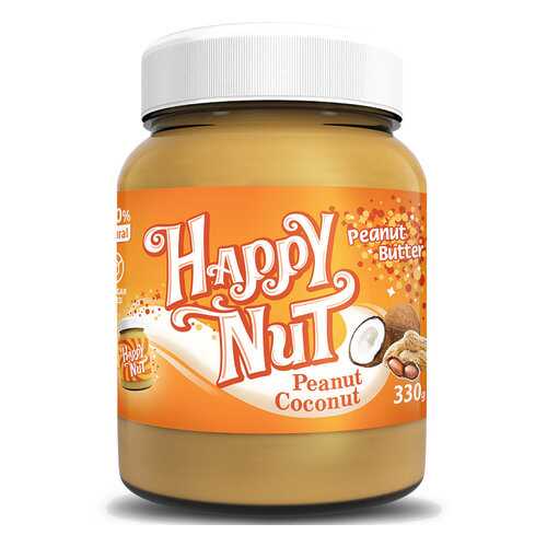 Арахисовая паста HAPPY NUT с кокосом 330 г в Татнефть