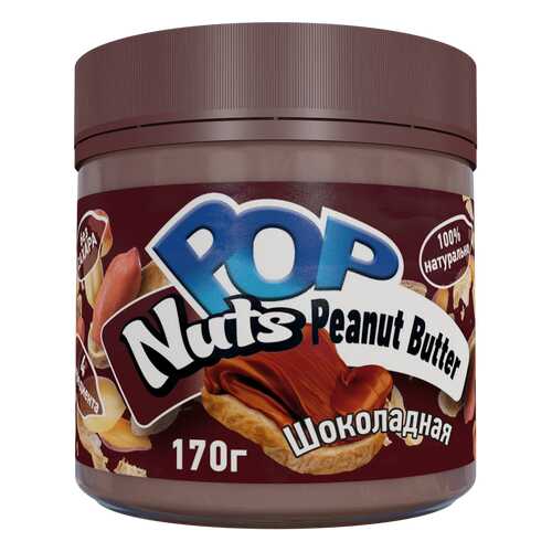 Арахисовая паста POP Nuts Peanut Butter Шоколадная, 170г в Татнефть