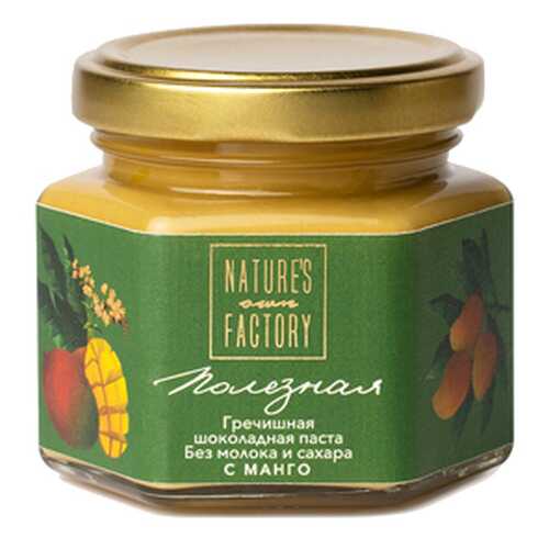 Паста гречишная шоколадная с манго Natures own Factory 120 г в Татнефть