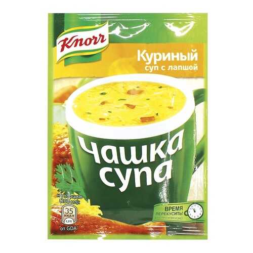 Суп Knorr чашка куриный с лапшой 13 г в Татнефть
