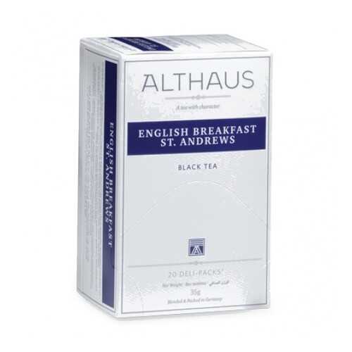 Чай Althaus English Breakfast St. Andrews Deli Pack 20*1.75 г в Татнефть