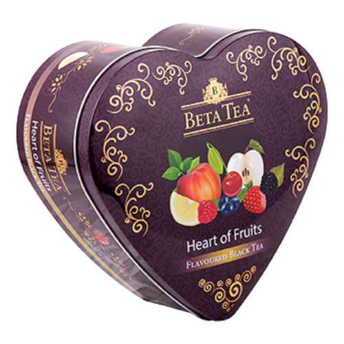Чай Beta Tea фруктовое сердце в музыкальной шкатулке черный ассорти 40 пакетиков в Татнефть