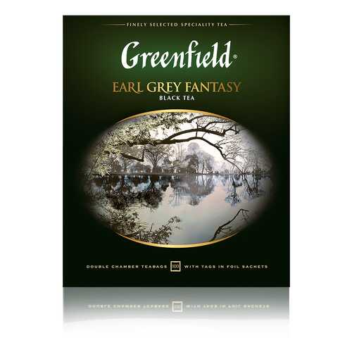 Чай черный Greenfield Earl Grey Fantasy 100 пакетиков в Татнефть