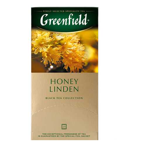Чай черный Greenfield Honey Linden 25 пакетиков в Татнефть