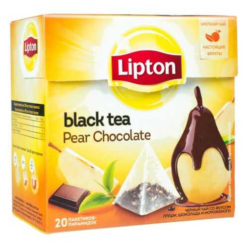 Чай черный Lipton pear chocolate 20 пакетиков в Татнефть