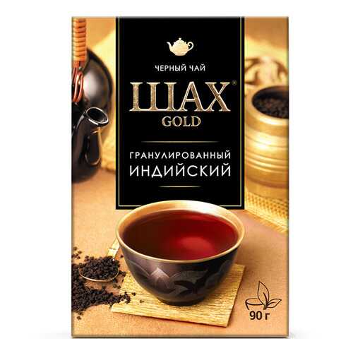 Чай черный листовой гранулированный Шах Gold Индийский 90 г в Татнефть