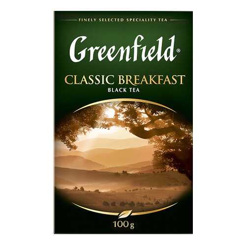 Чай черный листовой Greenfield Classic Breakfast 100 г в Татнефть