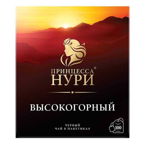 Чай черный Принцесса Нури Высокогорный 100 пакетиков в Татнефть