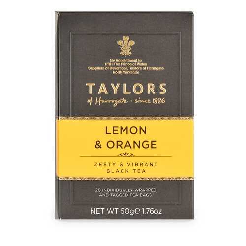 Чай черный Taylors of Harrogate с ароматом лимона и апельсина 20*2.5г Великобритания в Татнефть