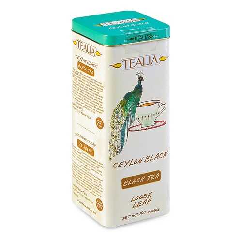 Чай черный TeaLia Ceylon листовой 100 г в Татнефть