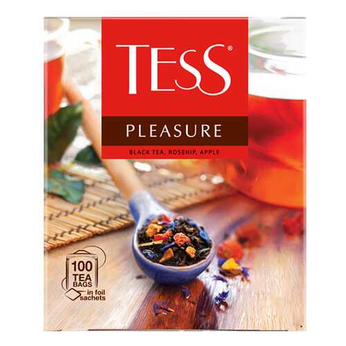 Чай черный Tess Pleasure 100 пакетиков в Татнефть