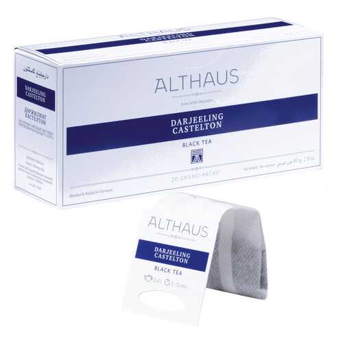 Чай черный в пакетах для чайника Althaus Darjeeling Castelton 20*4 г в Татнефть