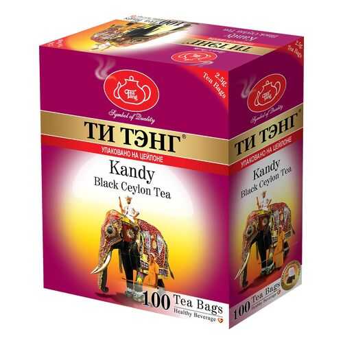 Чай черный в пакетиках для чашки Ти Тэнг Kandy 100*2.5 г в Татнефть