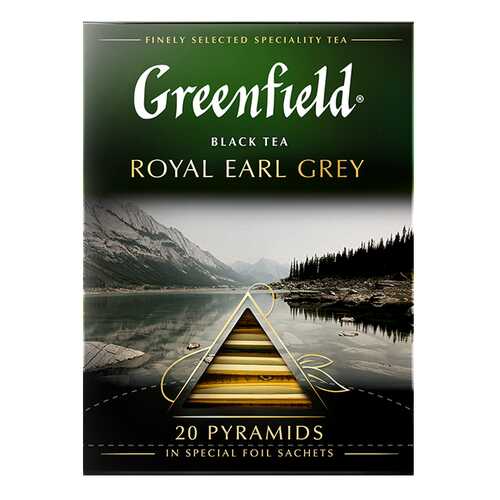 Чай черный в пирамидках Greenfield Royal Earl Grey 20 пакетиков в Татнефть