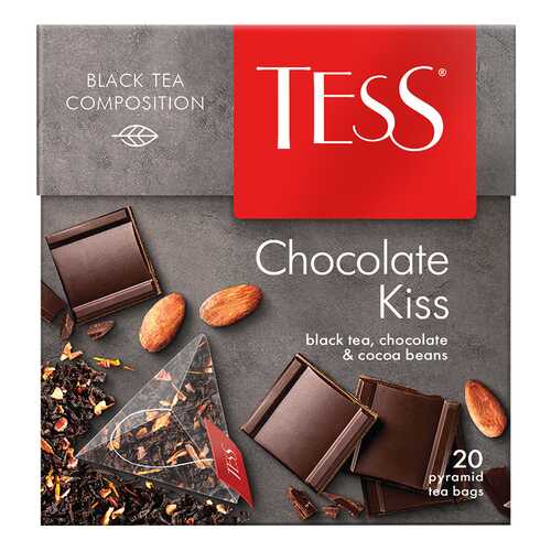 Чай черный в пирамидках Tess Choсolate Kiss 20 штук в Татнефть