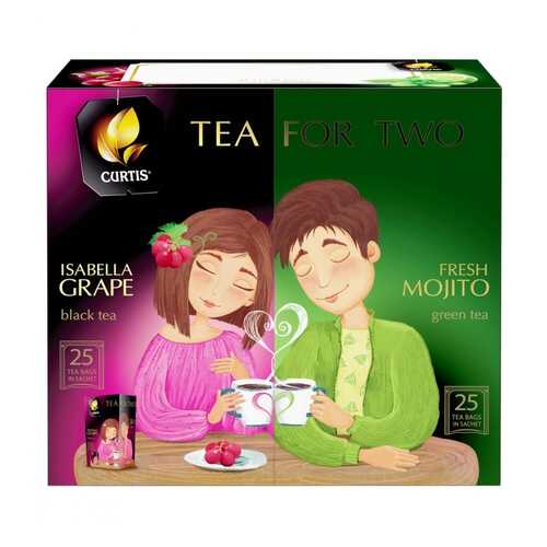 Чай Curtis Tea for two ассорти 50 пакетиков в Татнефть