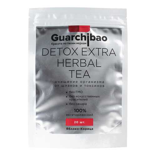Чай для детокса Guarchibao Detox Herbal Tea Яблоко-Корица в Татнефть