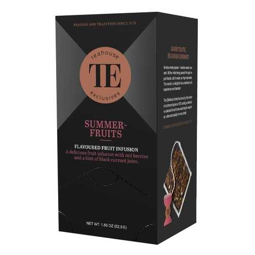Чай фруктовый Teahouse Exclusives Summerfruits 20 пакетиков в Татнефть