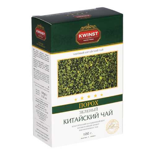Чай Kwinst порох зеленый крупнолистовой 100 г в Татнефть