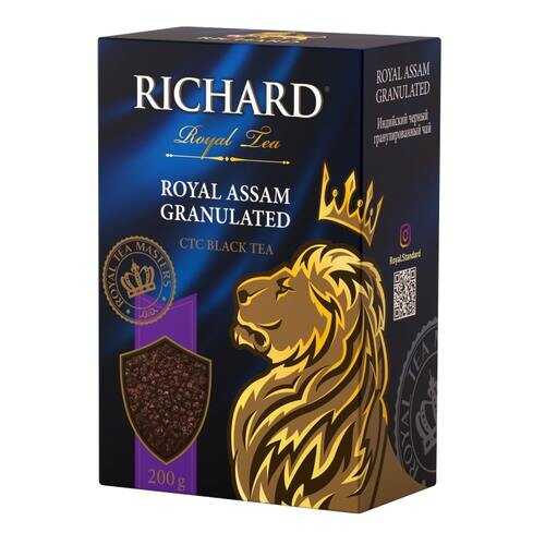 Чай Richard Royal Assam Granulated черный ганулированный 200 г в Татнефть