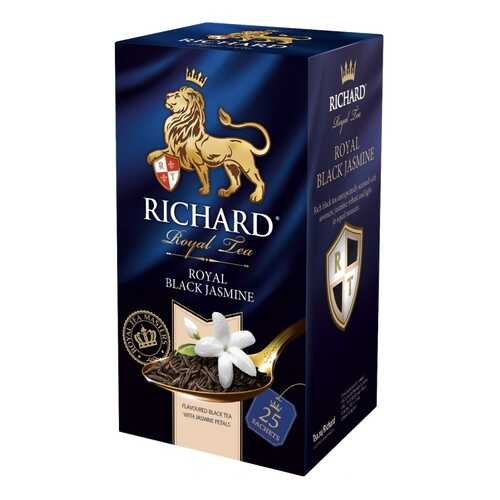 Чай Richard Royal Black Jasmine черный с жасмином 25 пакетиков в Татнефть