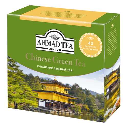 Чай зеленый Ahmad Tea китайский 40 пакетиков в Татнефть