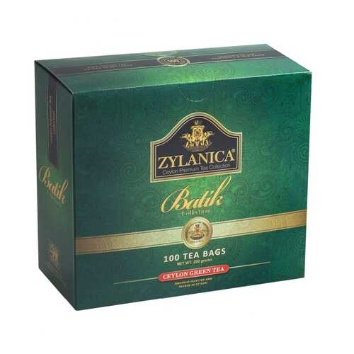 Чай Zylanica Batik Collection зеленый 100 пакетиков в Татнефть