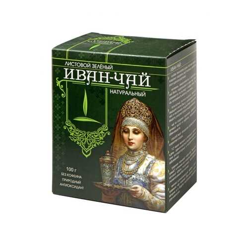 Иван-чай Емельяновская Биофабрика Зеленый, листовой, 100 гр в Татнефть