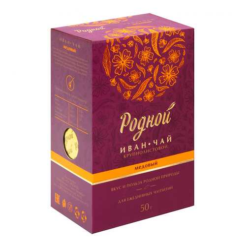 Иван-чай Родной Медовый, крупнолистовой, 50 гр в Татнефть
