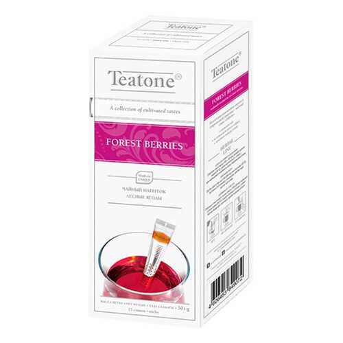 Напиток чайный Teatone forest berries лесные ягоды в стиках 15 пакетиков в Татнефть