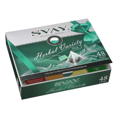 Подарочный набор Svay herbal variety 8 видов травянного чая 48 пакетиков в Татнефть