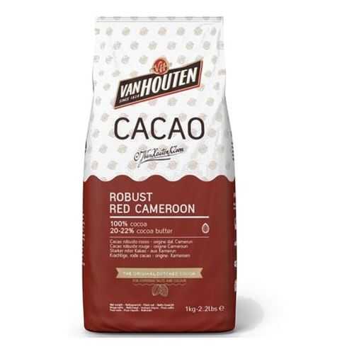 Какао порошок Van Houten 100% robust red cameroon 20-22% 1 кг в Татнефть