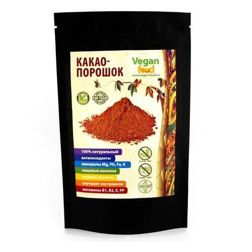 Какао-порошок Vegan Food натуральный 100 г в Татнефть