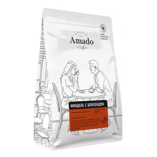 Кофе Amado Миндаль-шоколад, ароматизированный в зернах, 200 гр в Татнефть