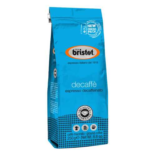 Кофе Bristot Decaffeinato молотый 250 г в Татнефть