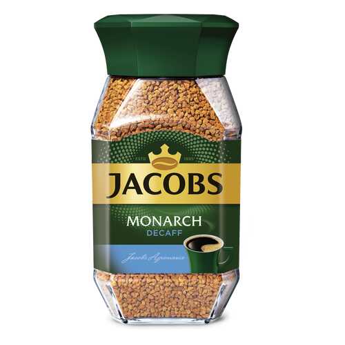 Кофе Jacobs monarch decaff натуральный растворимый сублимированный 95 г в Татнефть