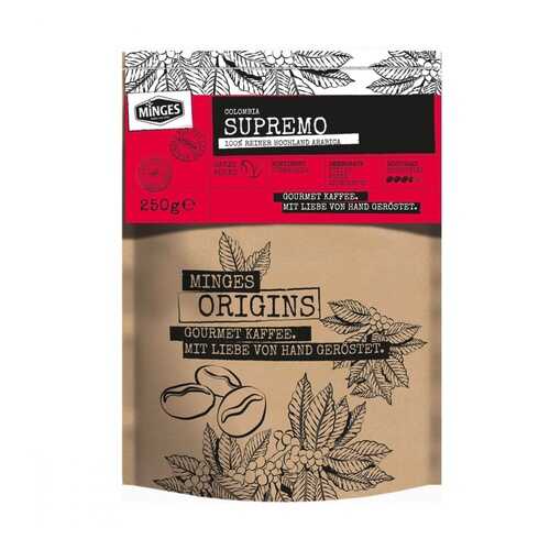 Кофе Minges Origins Colombia Supremo в зернах 250 г в Татнефть