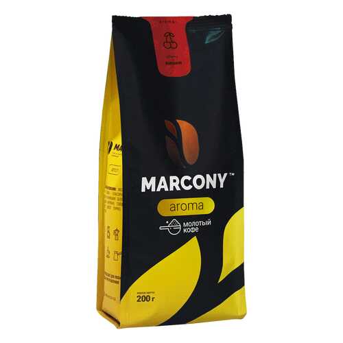 Кофе молотый MARCONY AROMA со вкусом вишни 200г в Татнефть