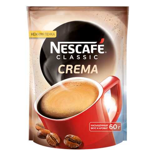 Кофе растворимый Nescafe classic crema порошкообразный 60 г в Татнефть