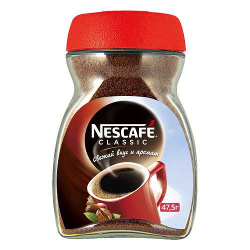 Кофе растворимый Nescafe classic стеклянная банка 47.5 г в Татнефть