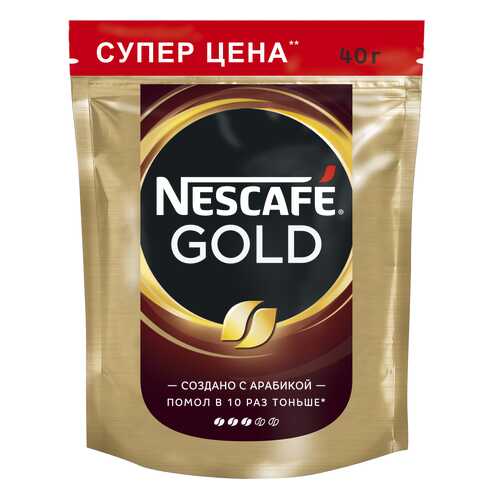 Кофе растворимый Nescafe gold пакет 40 г в Татнефть