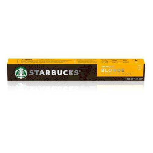Кофе в капсулах Starbucks Blonde Espresso Roast стандарта Nespresso 10 шт в Татнефть
